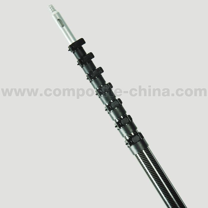 کاربن فائبر ایکسٹینشن قطب۔